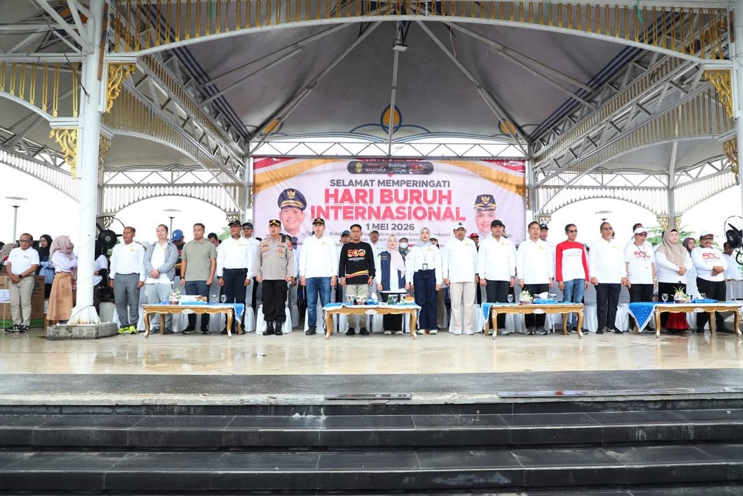 Pemko Banjarmasin Perkuat Sinergi Semua Elemen di Peringatan Hari Buruh 2026
