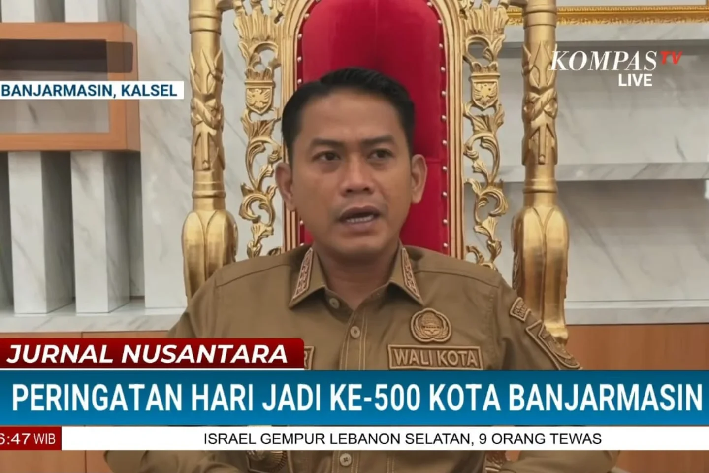 Menuju Setengah Milenium, Wali Kota Banjarmasin Paparkan Persiapan Hari Jadi Ke-500 di Media Nasional