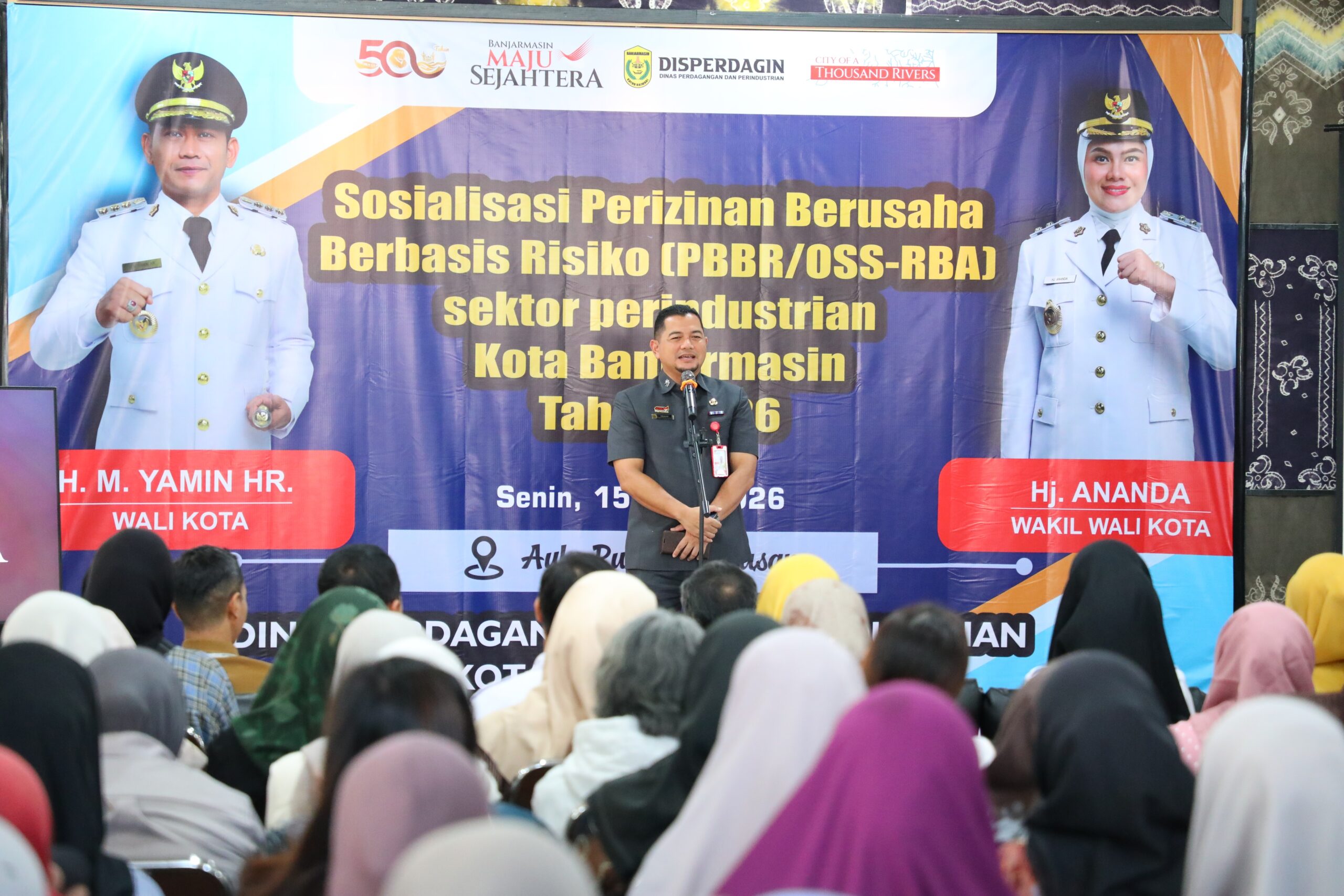 Pemko Banjarmasin Dorong IKM Naik Kelas Melalui Sosialisasi Perizinan Berbasis Risiko Terbaru