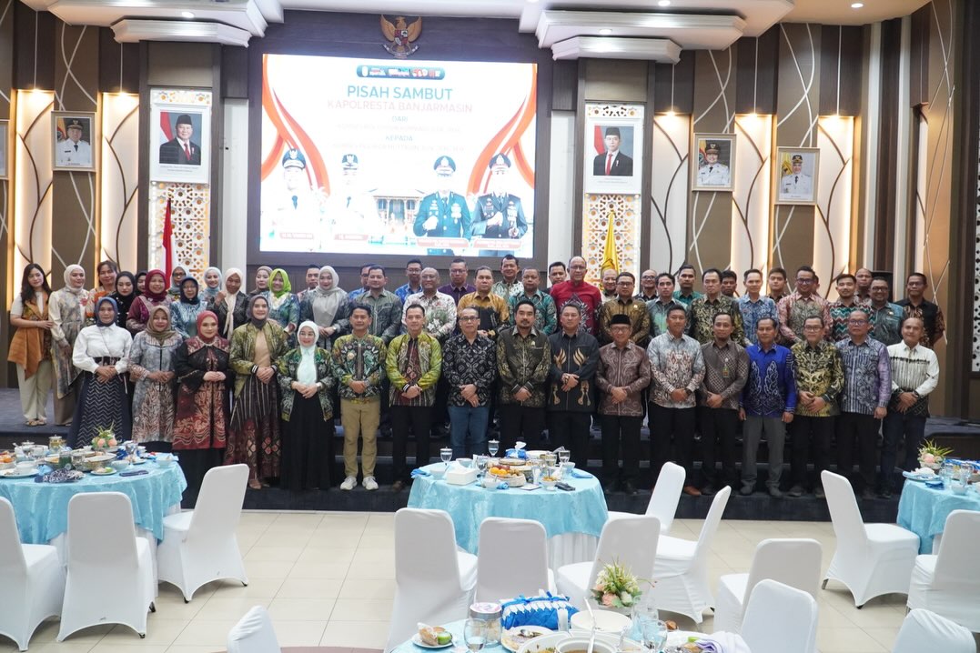 Penguatan Sinergi Kamtibmas, Muhammad Yamin HR Hadiri Pisah Sambut Kapolresta Banjarmasin
