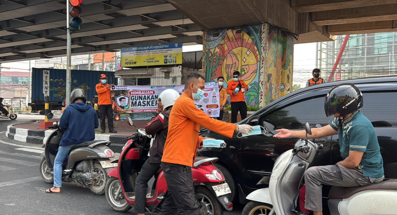 Dampak Karhutla Kian Terasa, Pemkot Banjarmasin Terus Bergerak: Masker Dibagi hingga Posko Disiapkan