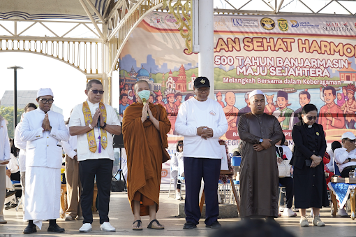 Doa Bersama Enam Agama Warnai 500 Tahun Banjarmasin