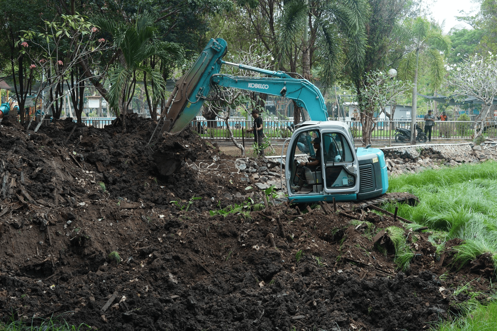 Lebih dari 10 Tahun Tak Dikeruk, Yamin Kembalikan Fungsi Kolam Kamboja